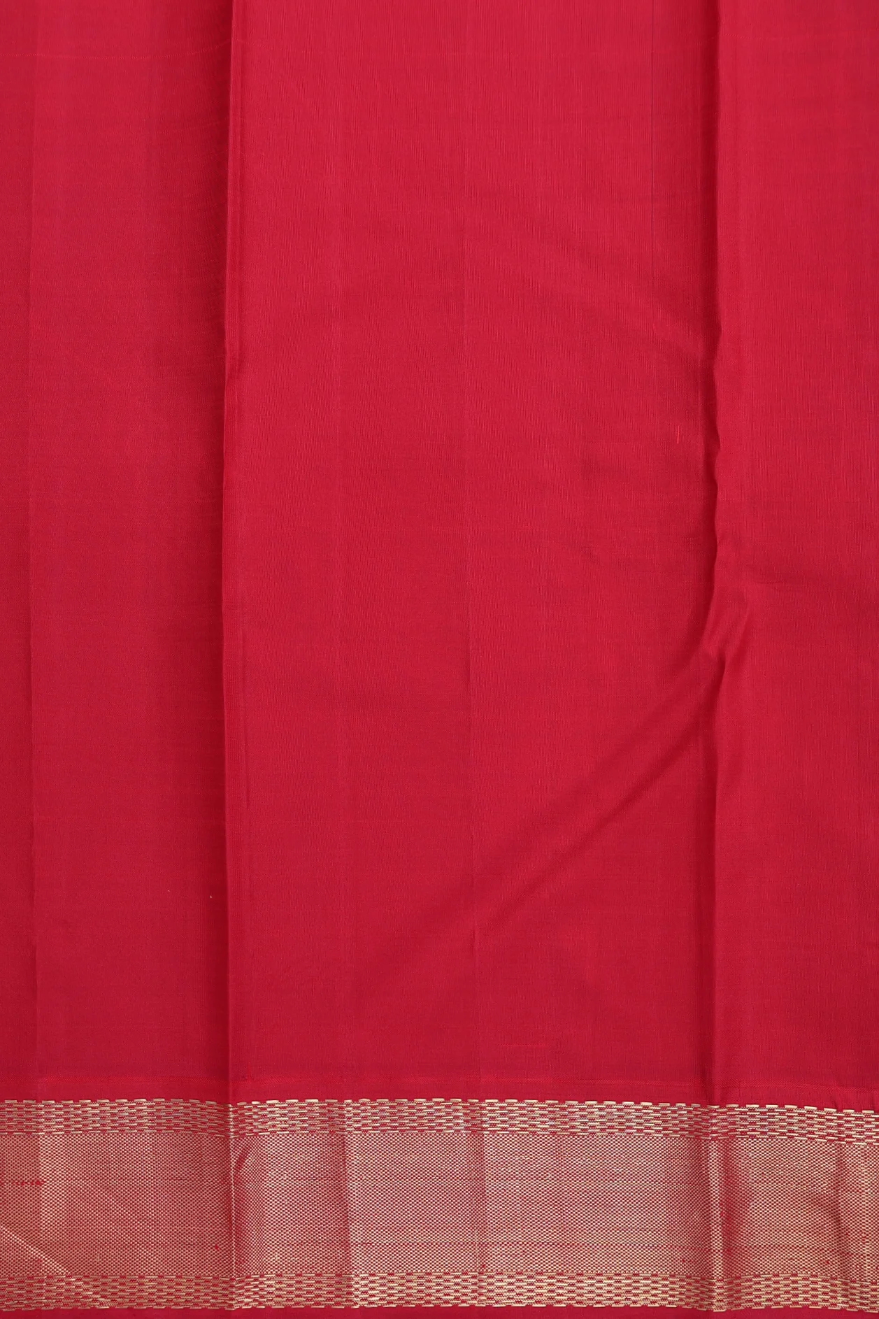 Kanchipuram Silk Saree In Brown With Brocade Design - Image 5