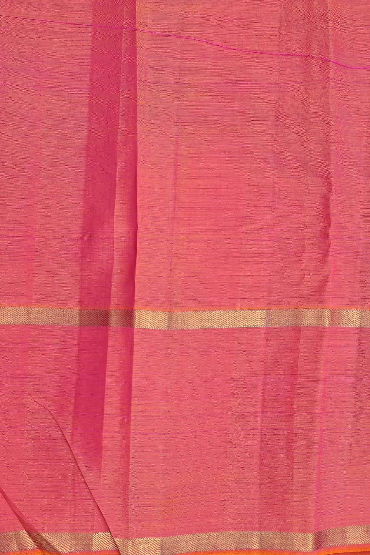 Kanchipuram Silk Saree In Forest Green With Zari Buttas - Image 5