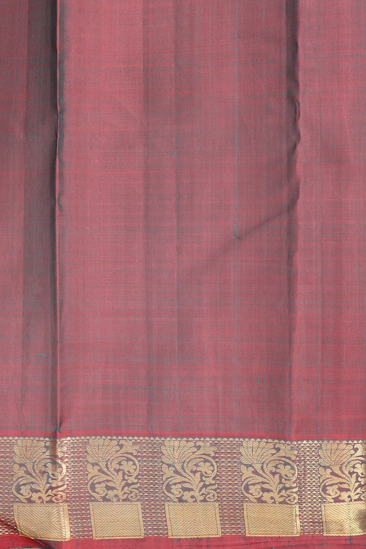 Kanchipuram Silk Saree In Green With Jacquard Pattern - Image 5