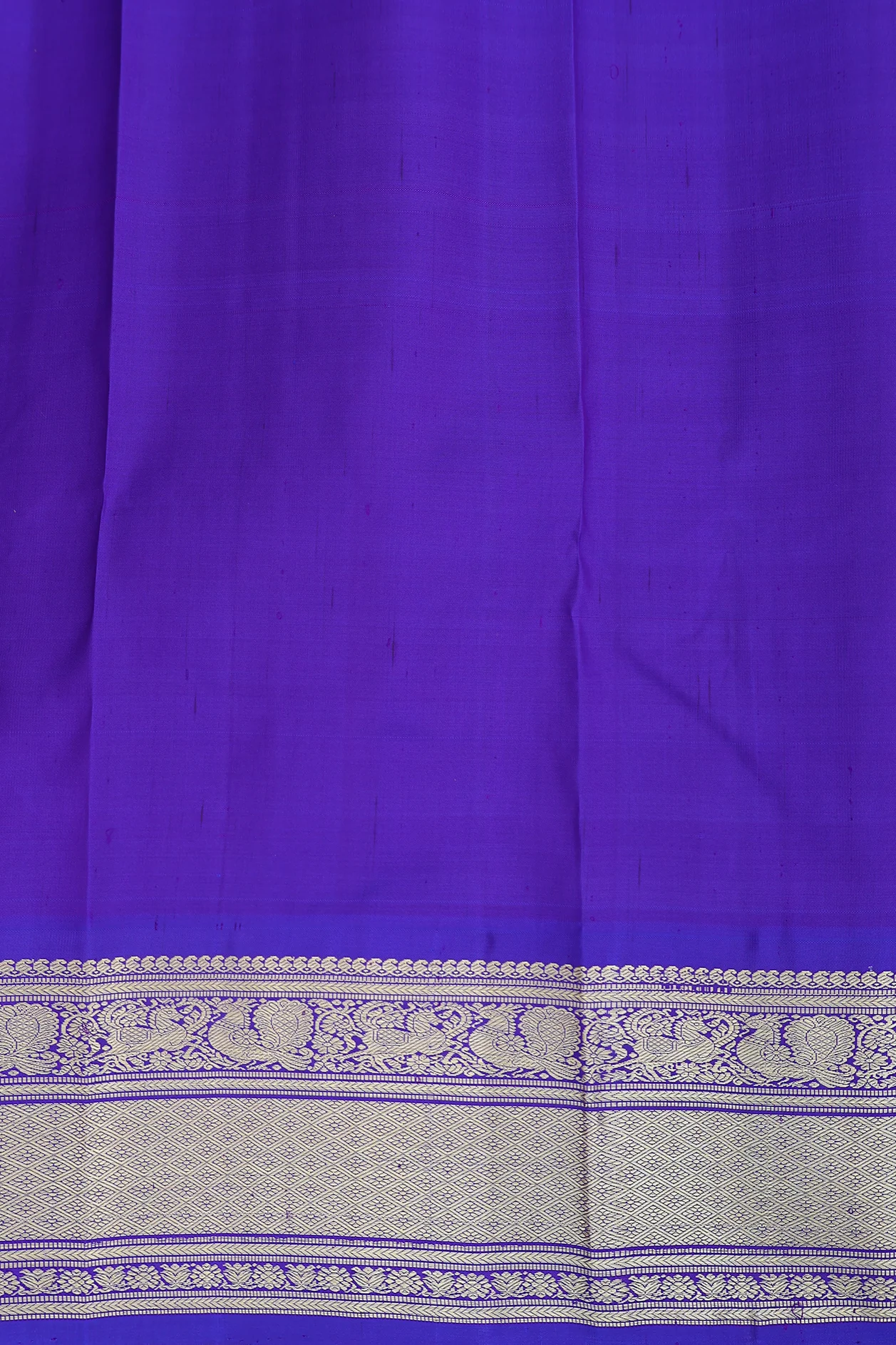 Kanchipuram Silk Saree In Multicolor With Checks Design - Image 5