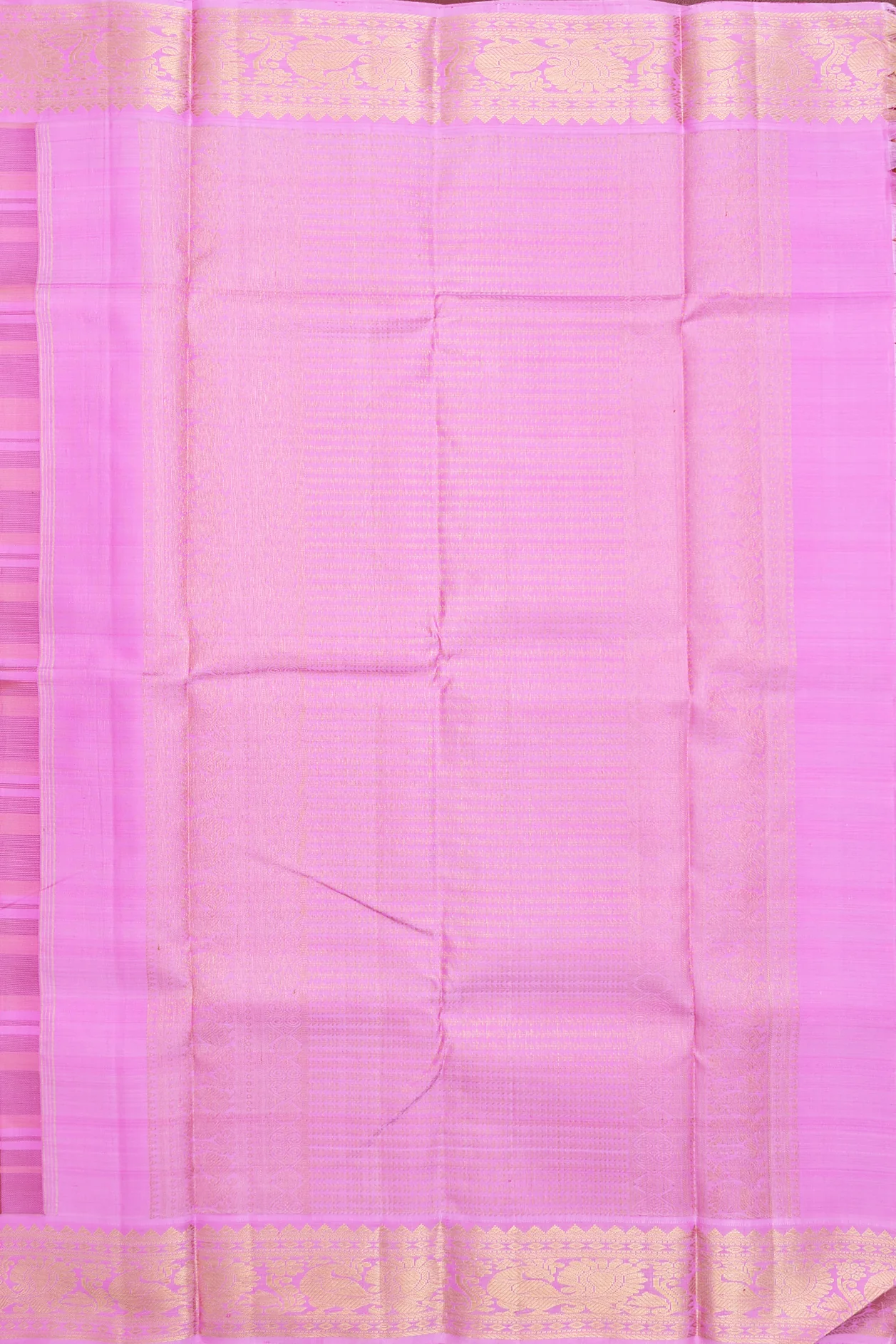 Kanchipuram Silk Saree In Multicolor With Checks Design - Image 4