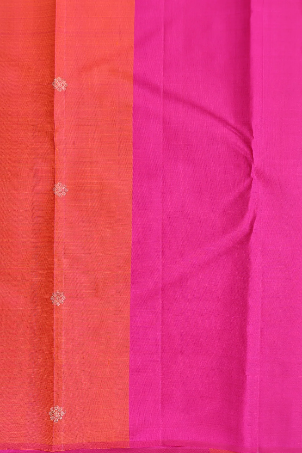 Kanchipuram Silk Saree In Yellow With Malli Moggu Buttas - Image 5