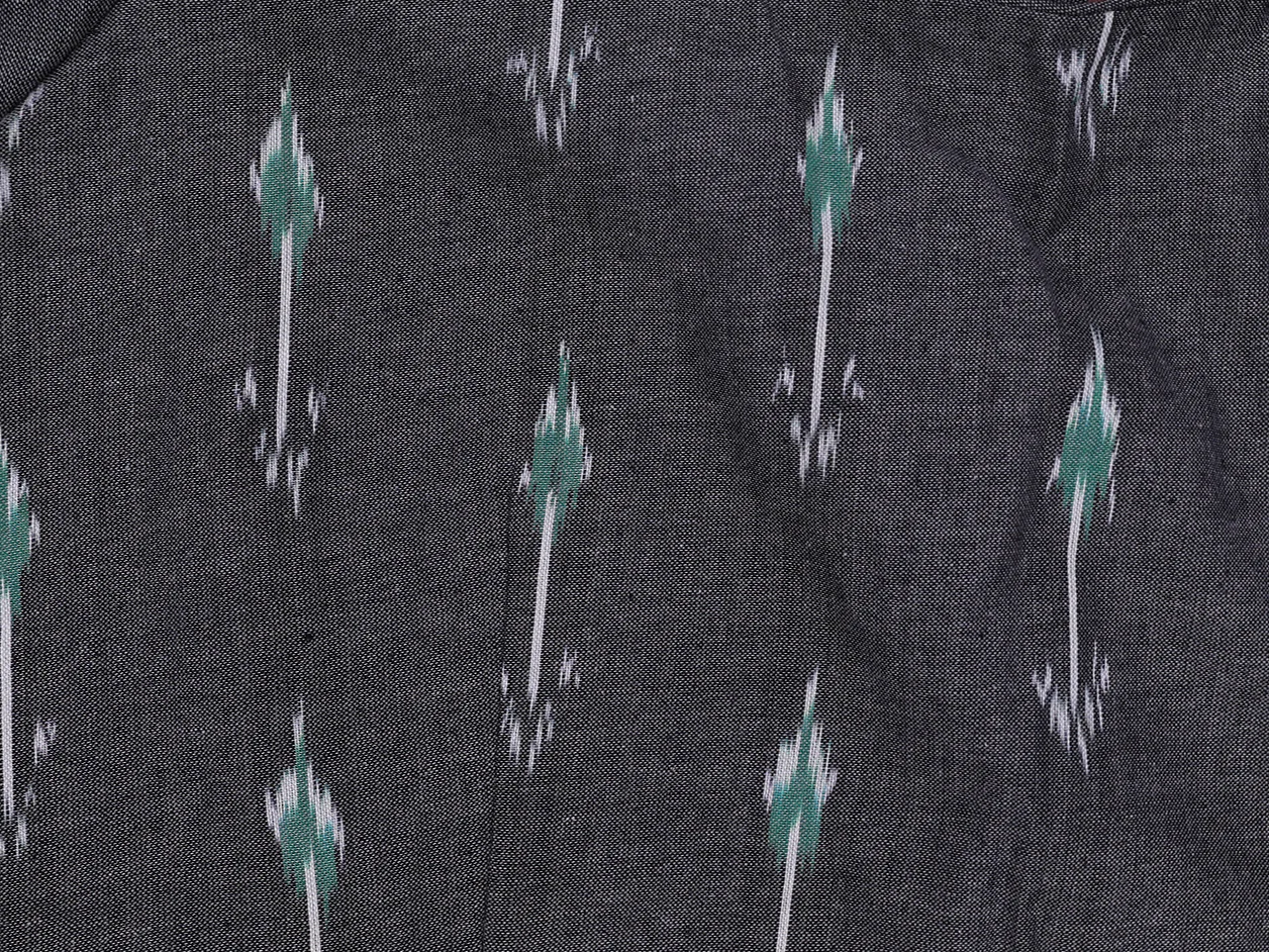 Printed Design Grey Cotton Readymade Blouse - Image 3