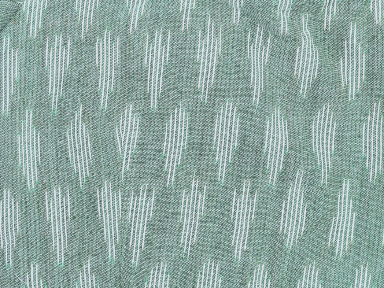 Printed Design Green Cotton Readymade Blouse - Image 3